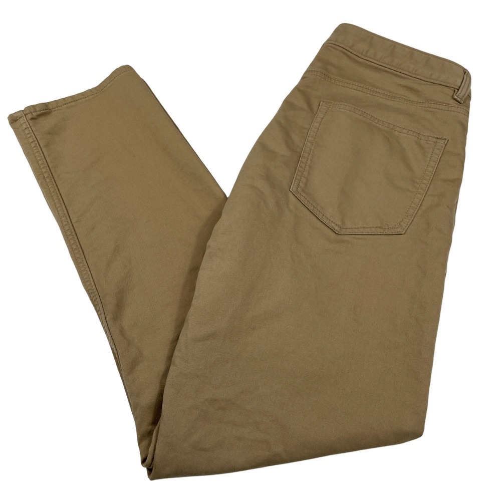 Quince Comfort Stretch Traveler 5 Pocket Pants Chinos Khaki Mens 32x30 (31.5x28)